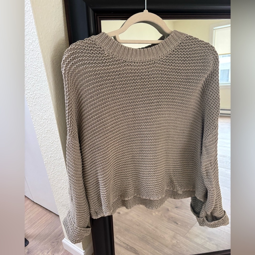 Olive green sweater